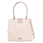 Egon von Furstenberg | Borsa a Spalla con Doppio Manico | Light Beige Dark Beige
