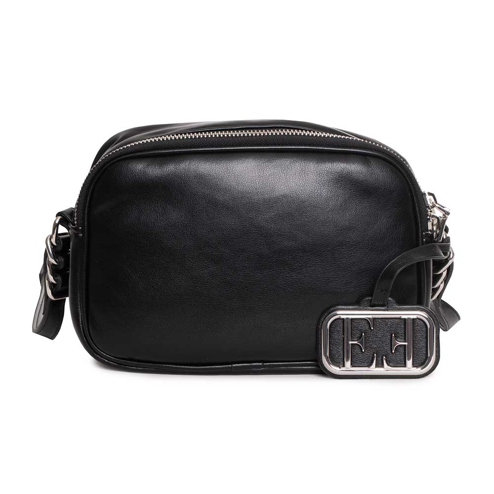 Egon von Furstenberg | Borsa a Tracolla Nera con Logo | Borse Donna