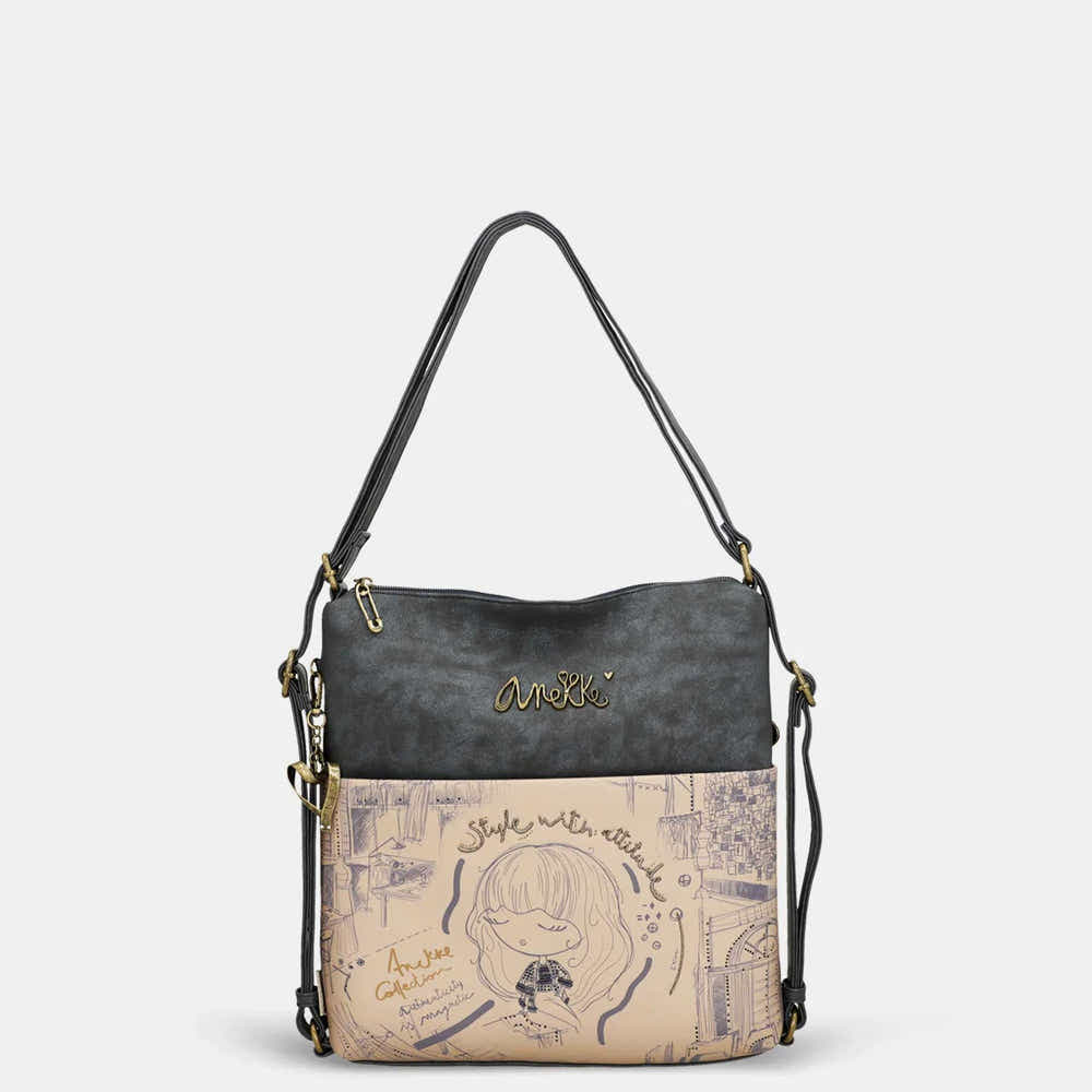 Anekke Borsa Trasformabile in Zaino | Collezione Studio | Versatile