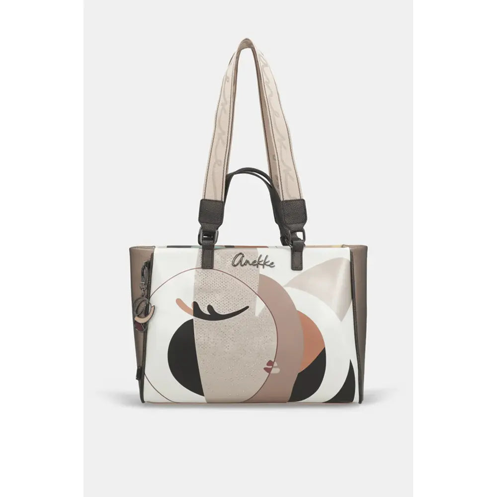 Le Corone Bags Borsa a tracolla bicolore con chiusura con zip Le Corone Bags Borsa a tracolla bicolore con chiusura con zip