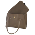 Camomilla Milano | Borsa Porta PC Nice Office Taupe con Fiocco
