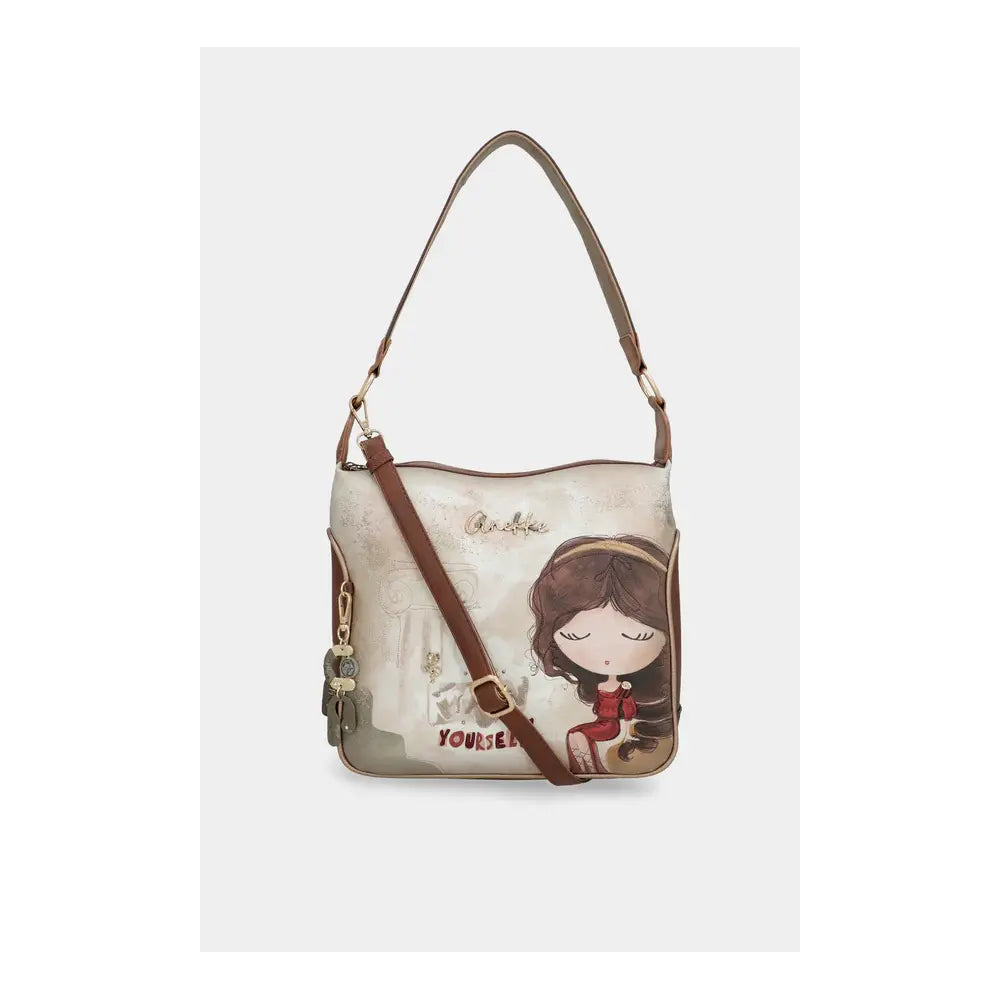 Borsa a Spalla e Tracolla Anekke Muse | Design Artistico | Hobo Bag