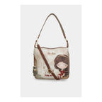 Borsa a Spalla e Tracolla Anekke Muse | Design Artistico | Hobo Bag