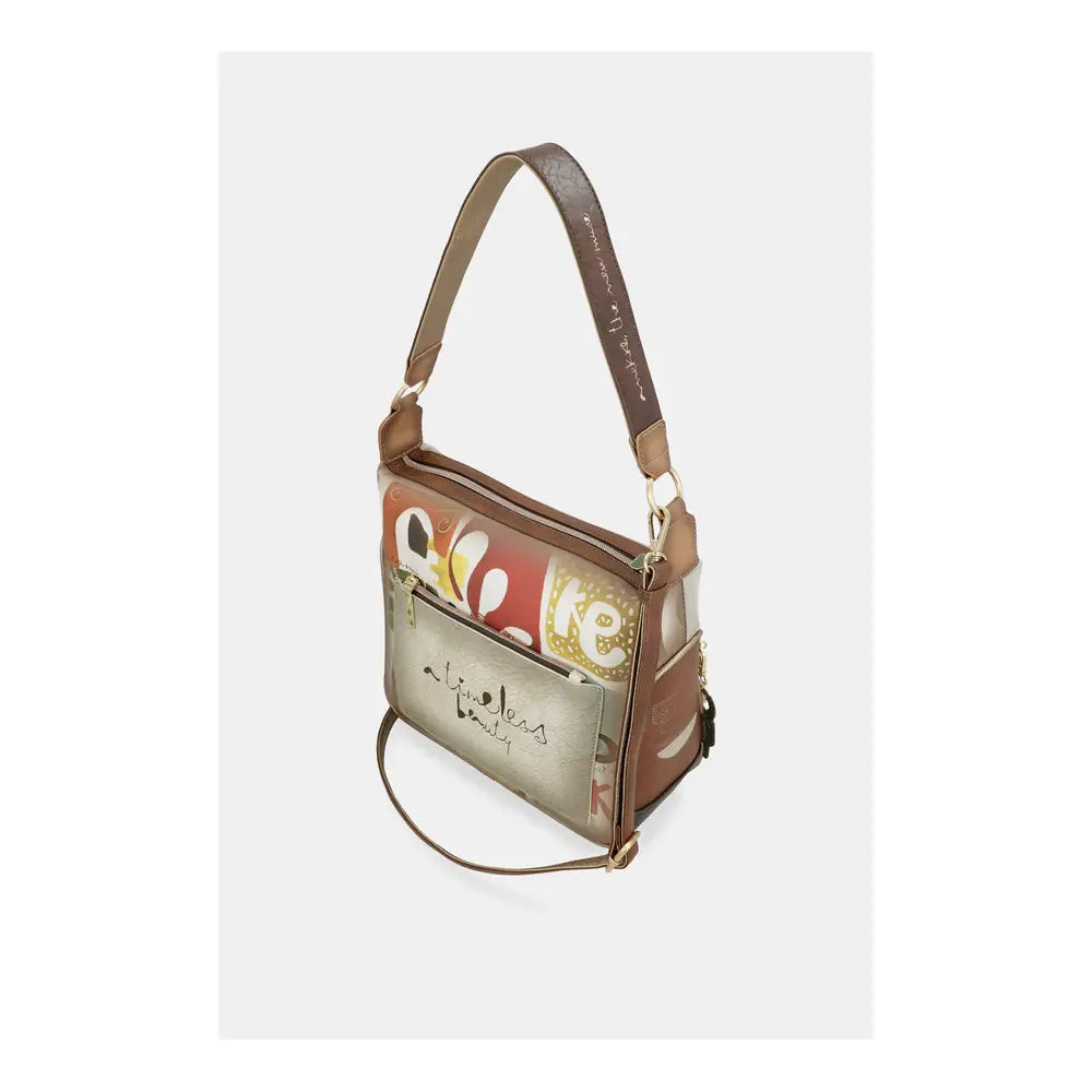 Borsa a Spalla e Tracolla Anekke Muse | Design Artistico | Hobo Bag