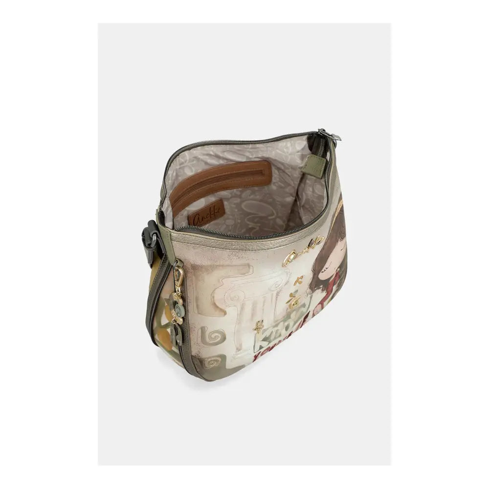 Anekke Borsa a Tracolla Grande Muse | Spaziosa e Leggera | Design Artistico