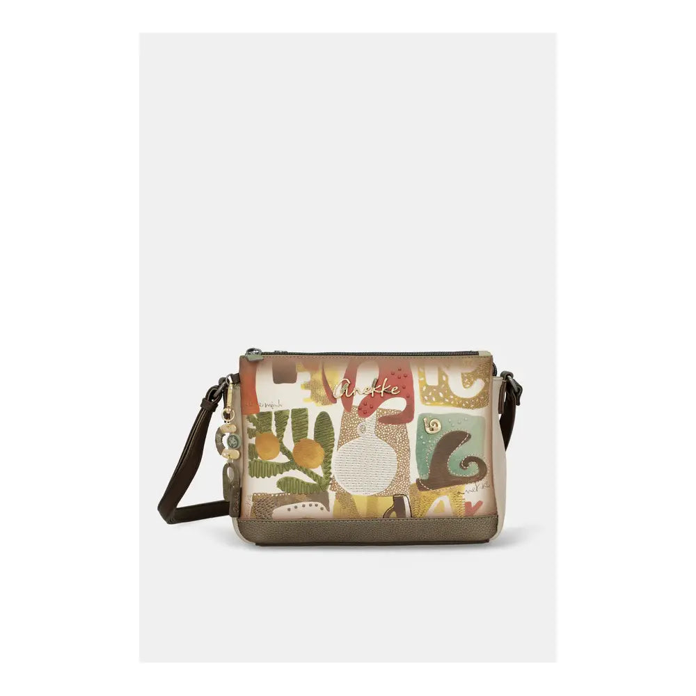 Anekke Borsa a Tracolla Amphora | 3 Scomparti | Design Artistico Muse