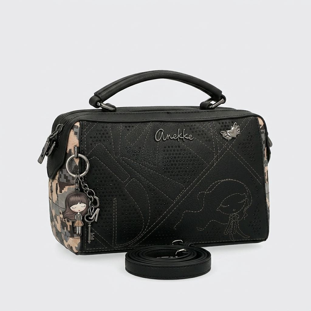 Borsa a Valigetta Donna Anekke Iron Stile Medico con Tracolla