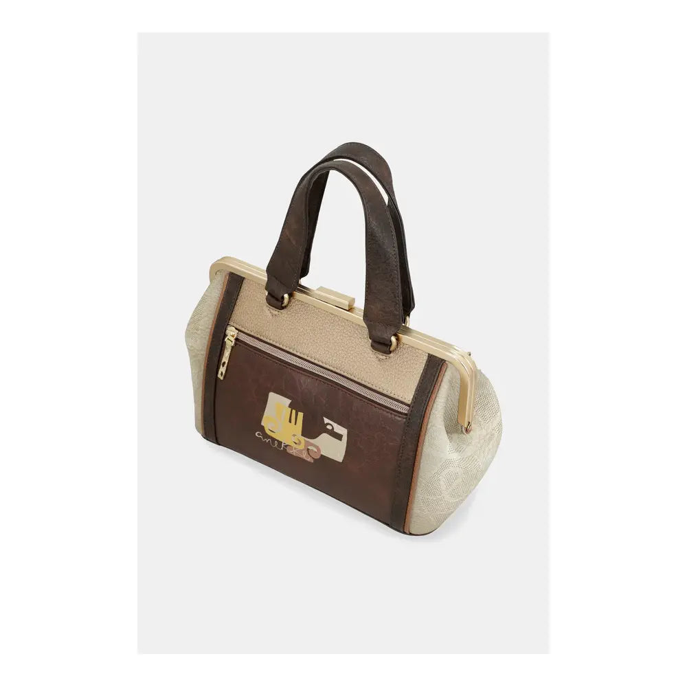 Borsa con Chiusura a Clip Anekke Muse | Bauletto Elegante con Tracolla
