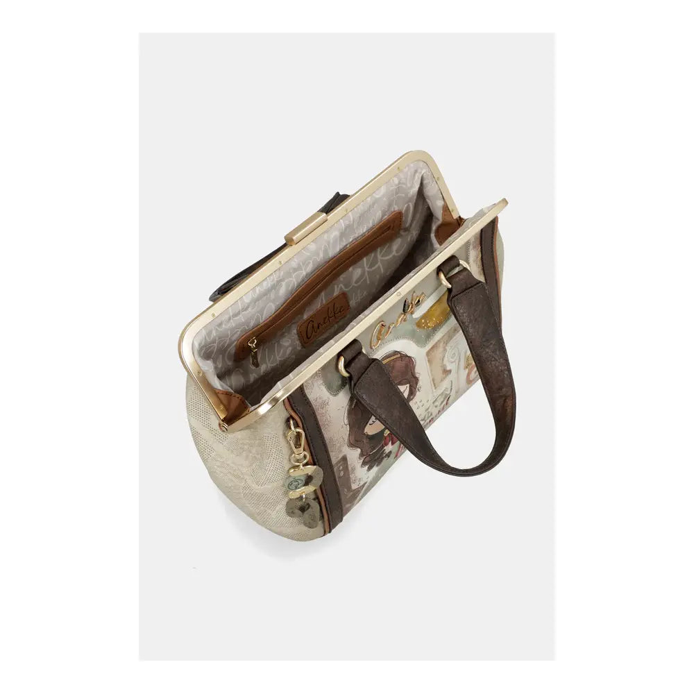 Borsa con Chiusura a Clip Anekke Muse | Bauletto Elegante con Tracolla
