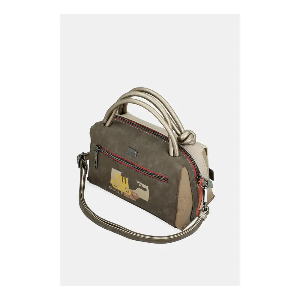 Anekke Borsa con Manico Corto Amphora | Design Compatto e Artistico