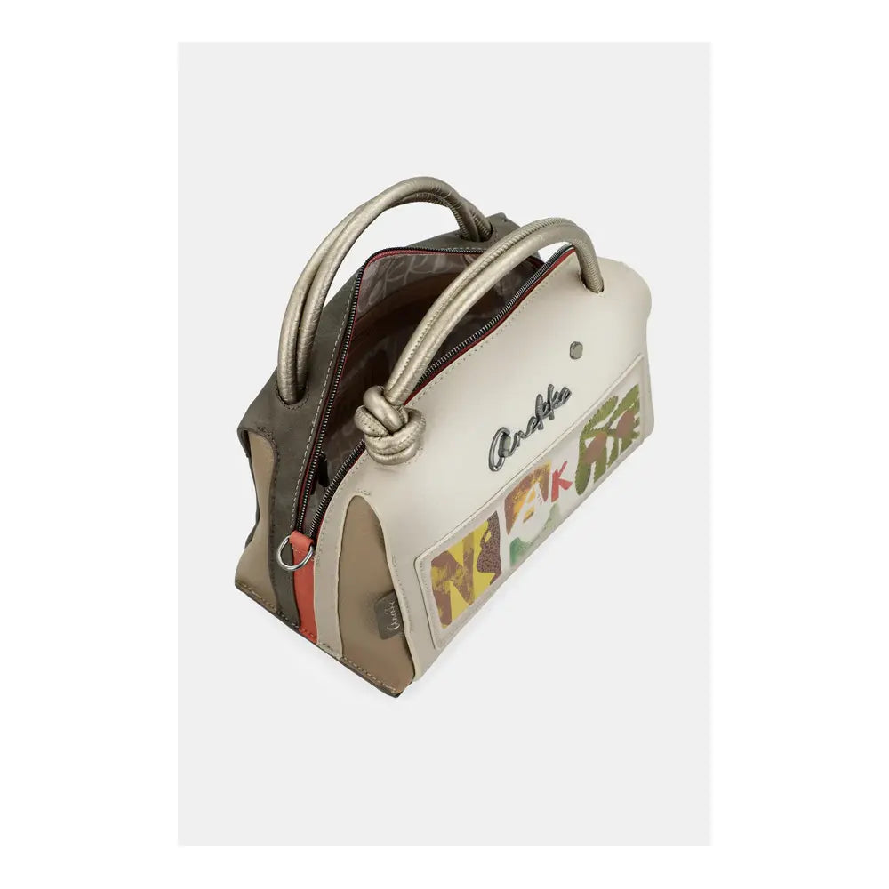 Anekke Borsa con Manico Corto Amphora | Design Compatto e Artistico