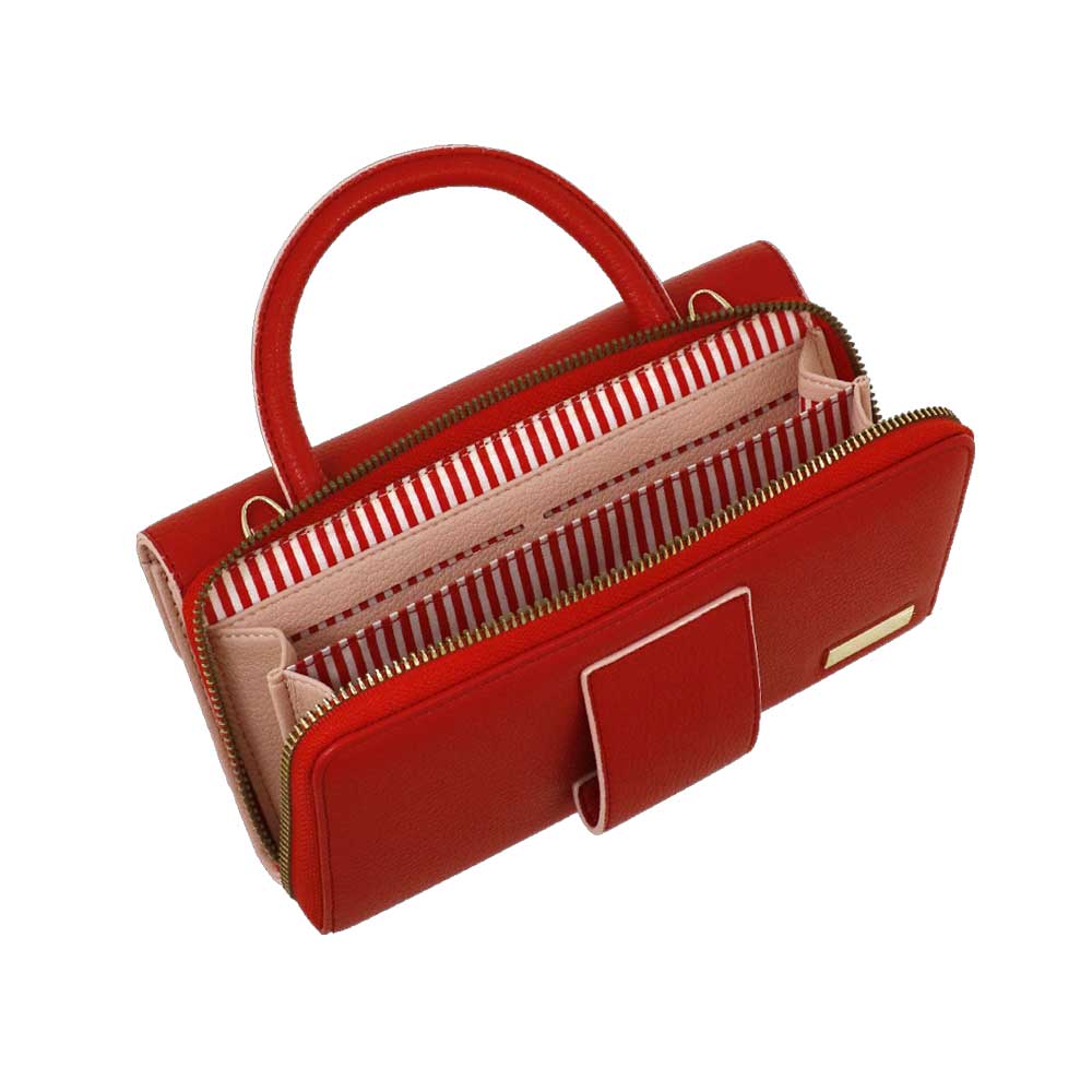 Camomilla Mlano Borsa/Portafoglio L Mon Amour Rossa 12368