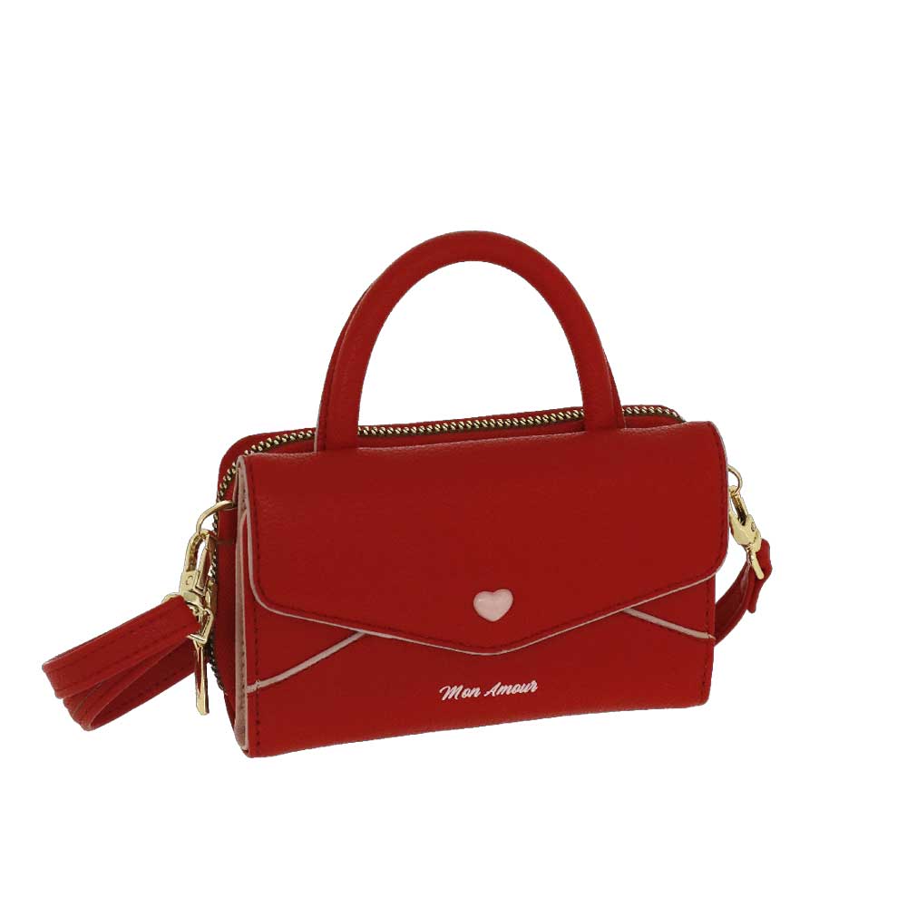 Camomilla Milano Borsa/Portafoglio M Mon Amour Rosso 12379