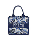 Camomilla Milano | Borsa City S Foglia Blu Design Tropicale