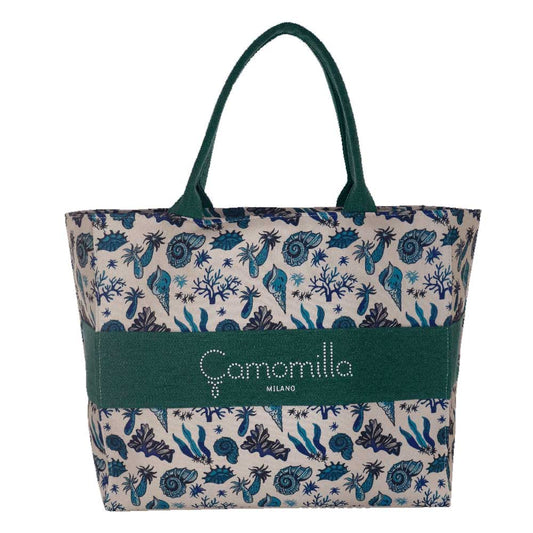 Camomilla Milano Borsa Mare L Conchiglia Verde | Tema Marino