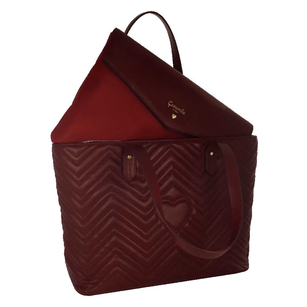 Camomilla Milano Borsa Spalla Porta PC Niceoffice Bordeaux