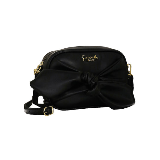 Camomilla Milano Borsa a Tracolla Maxi Bow Nero