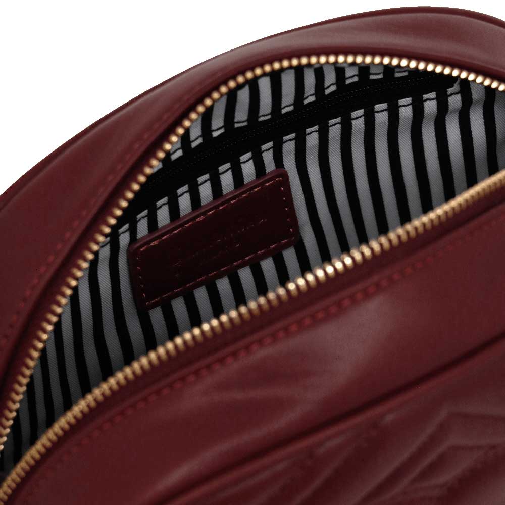 Camomilla Milano Borsa a Tracolla Solo Cuore Bordeaux