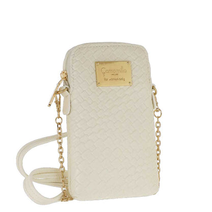 Camomilla Milano Portacellulare Sophie Bianco - Glamour
