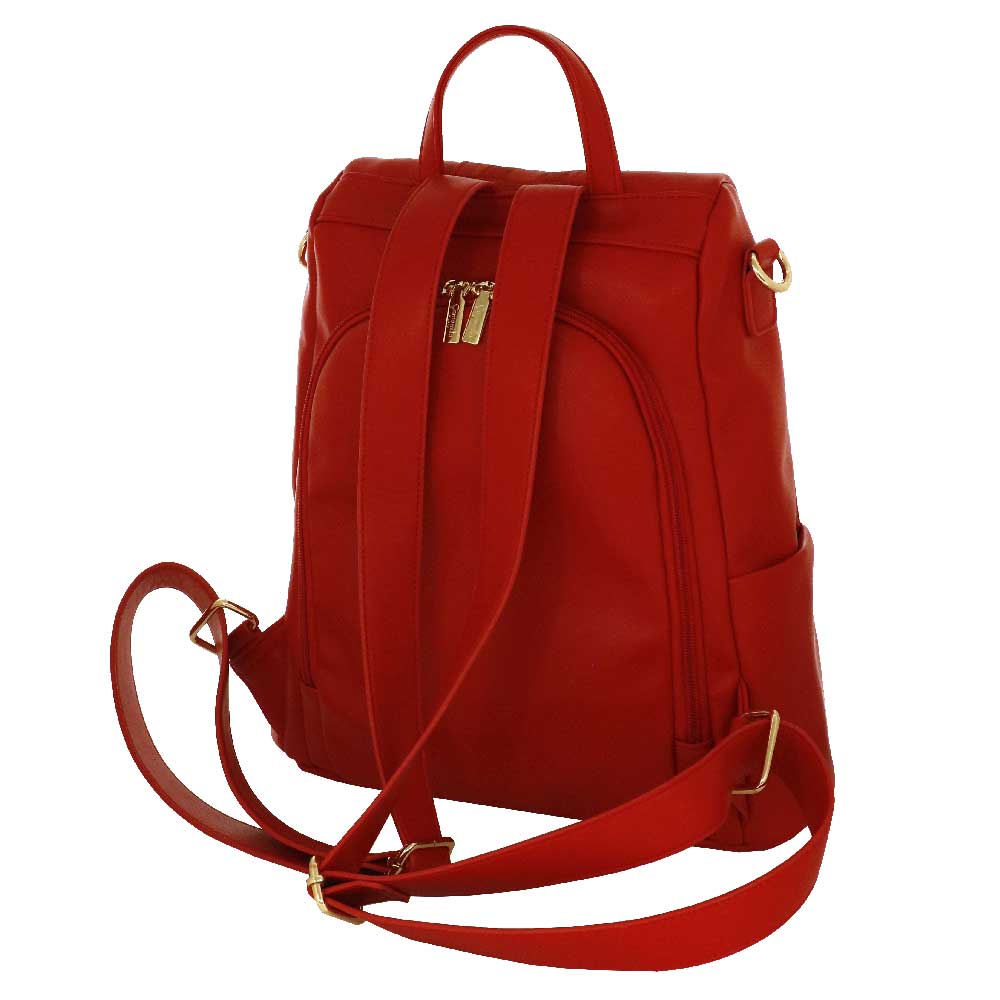 Camomilla Milano Zaino City Yes Weekend Rosso - Pratico & Sicuro