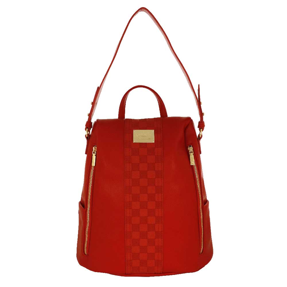 Camomilla Milano Zaino City Yes Weekend Rosso - Pratico & Sicuro
