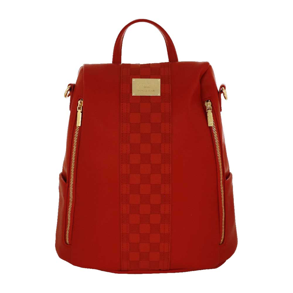 Camomilla Milano Zaino City Yes Weekend Rosso - Pratico & Sicuro