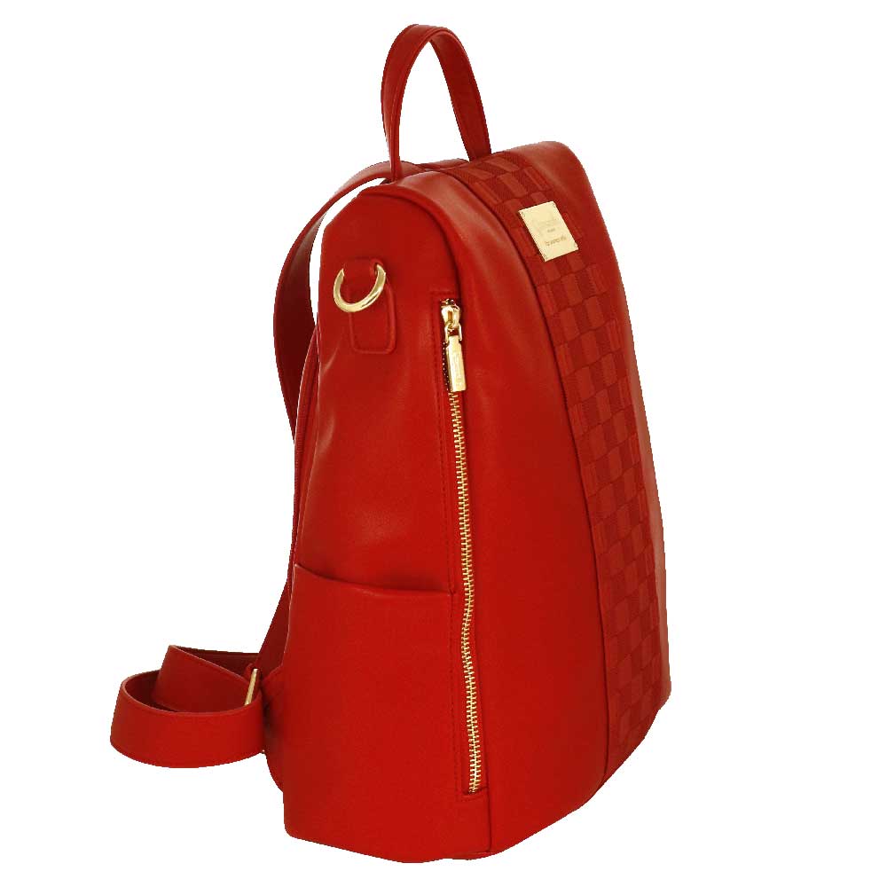 Camomilla Milano Zaino City Yes Weekend Rosso - Pratico & Sicuro