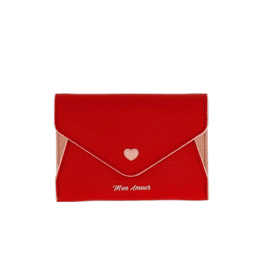 Camomilla Milano Portacarte Busta Mon Amour Rosso 12407