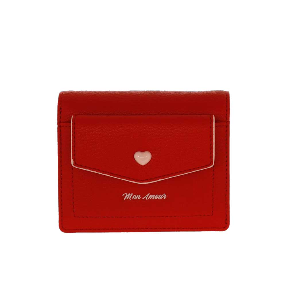 Camomilla Milano Portafoglio S Mon Amour Rosso 12399