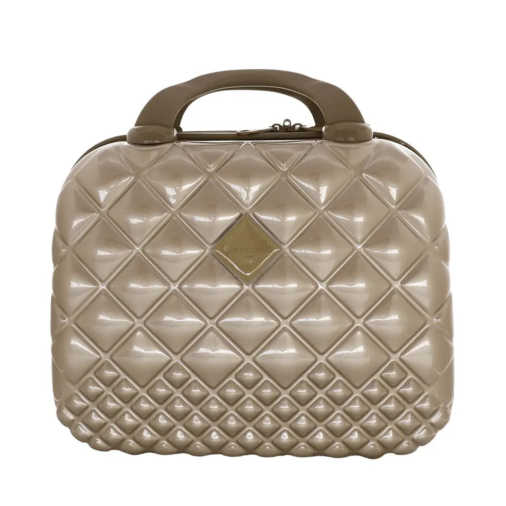 Camomilla Milano | Beauty Case Viaggio Matelassé | Rigido con Texture Shiny