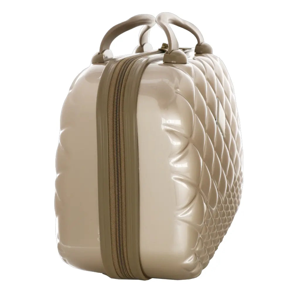 Camomilla Milano | Beauty Case Viaggio Matelassé | Rigido con Texture Shiny