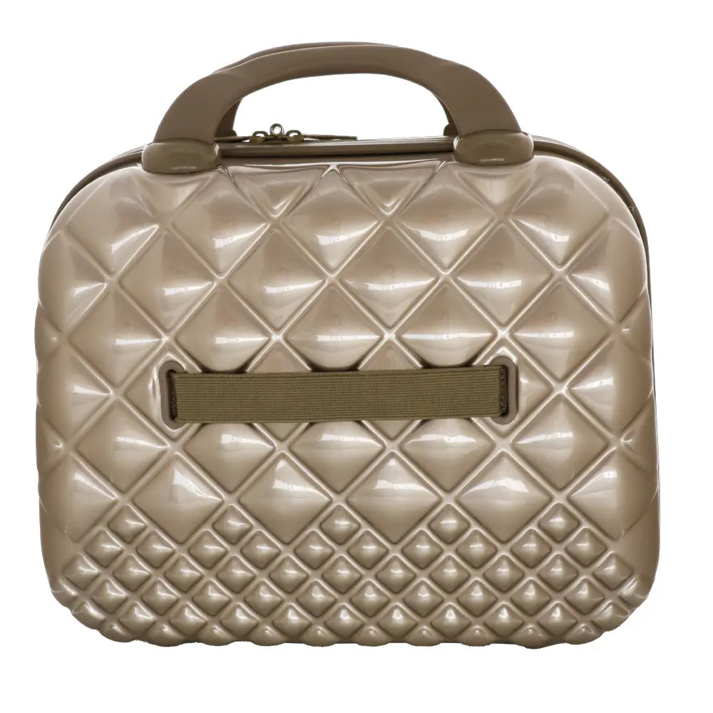Camomilla Milano | Beauty Case Viaggio Matelassé | Rigido con Texture Shiny