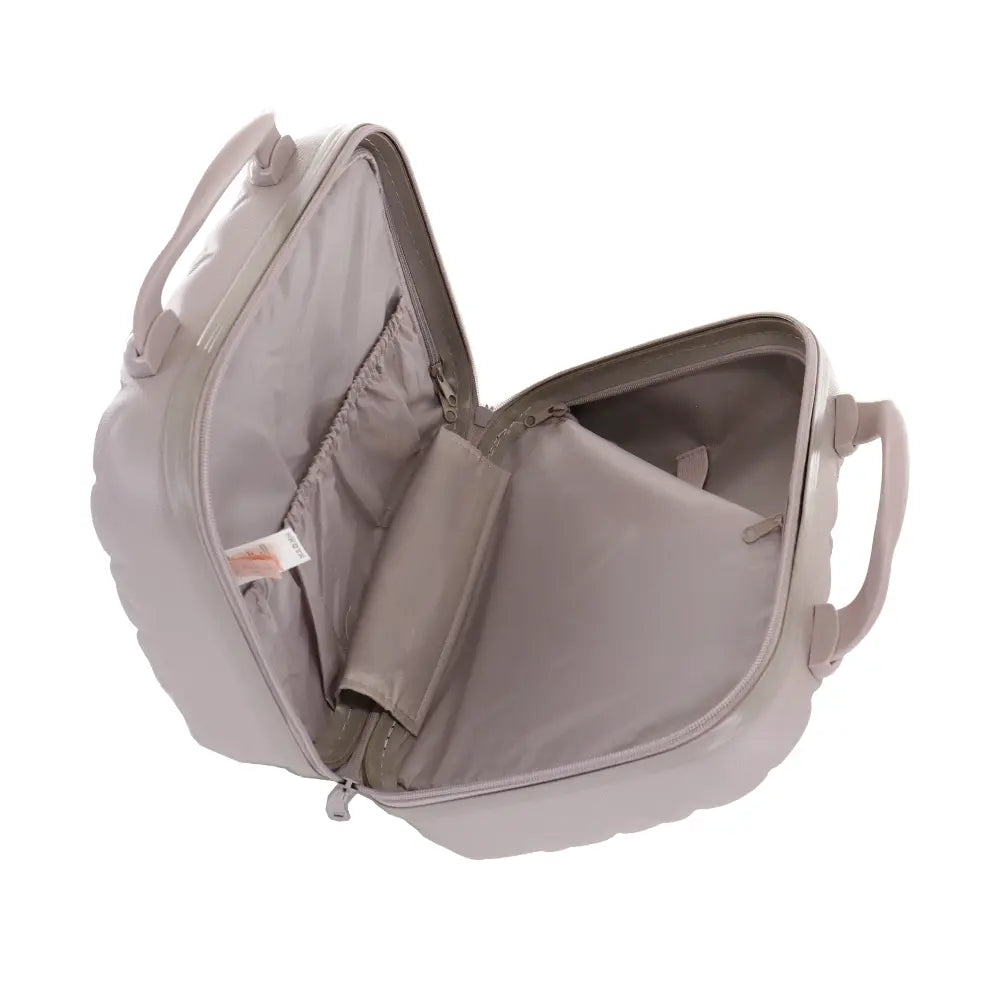 Camomilla Milano | Beauty Case Vanity Perla | Rigido con Texture Shiny