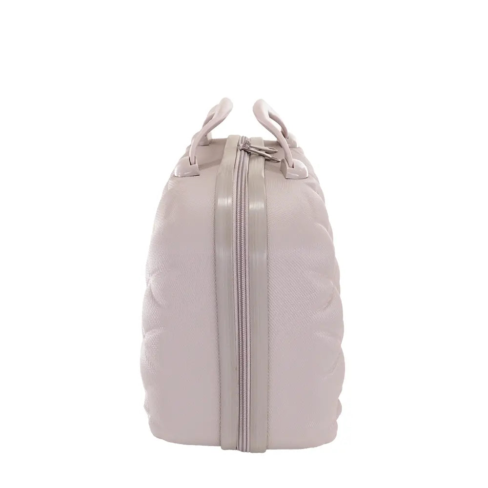 Camomilla Milano | Beauty Case Vanity Perla | Rigido con Texture Shiny