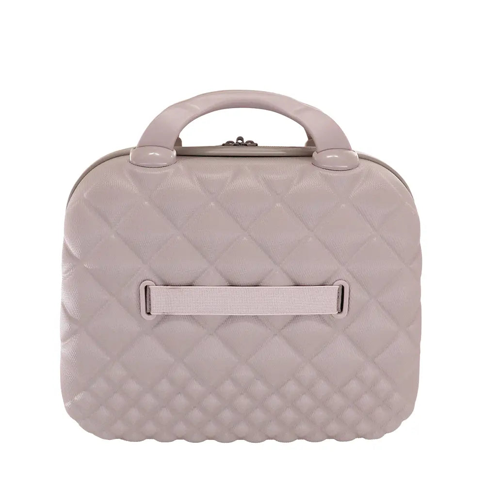 Camomilla Milano | Beauty Case Vanity Perla | Rigido con Texture Shiny