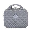 Camomilla Milano | Beauty Case Vanity Silver | Rigido con Texture Shiny