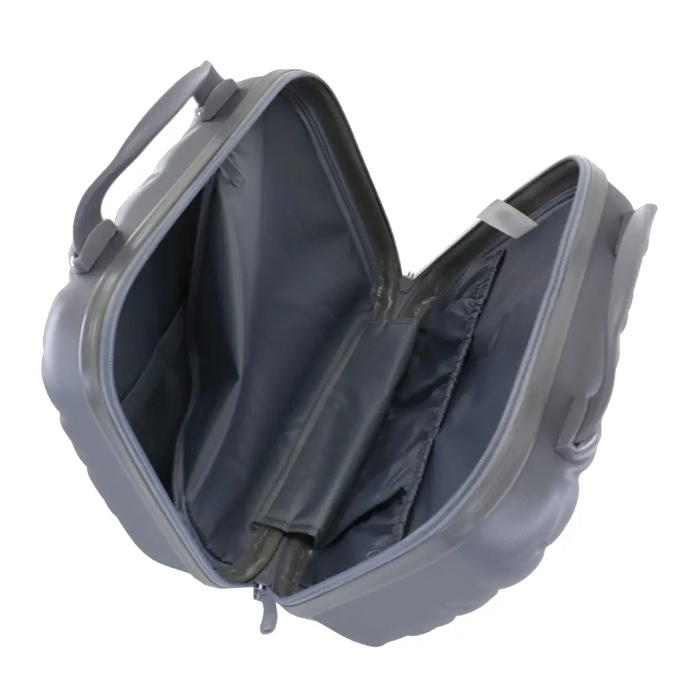 Camomilla Milano | Beauty Case Vanity Silver | Rigido con Texture Shiny