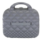 Camomilla Milano | Beauty Case Vanity Silver | Rigido con Texture Shiny
