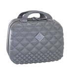 Camomilla Milano | Beauty Case Vanity Silver | Rigido con Texture Shiny