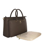 Camomilla Milano | Borsa A Mano Nice Office Marrone | Porta PC in Ecopelle