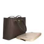 Camomilla Milano | Borsa A Spalla Nice Office Marrone | Porta PC in Ecopelle