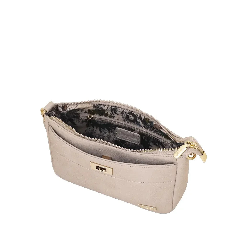 Camomilla Milano | Borsa A Tracolla S Twist Beige | Crossbody in Ecopelle Mat