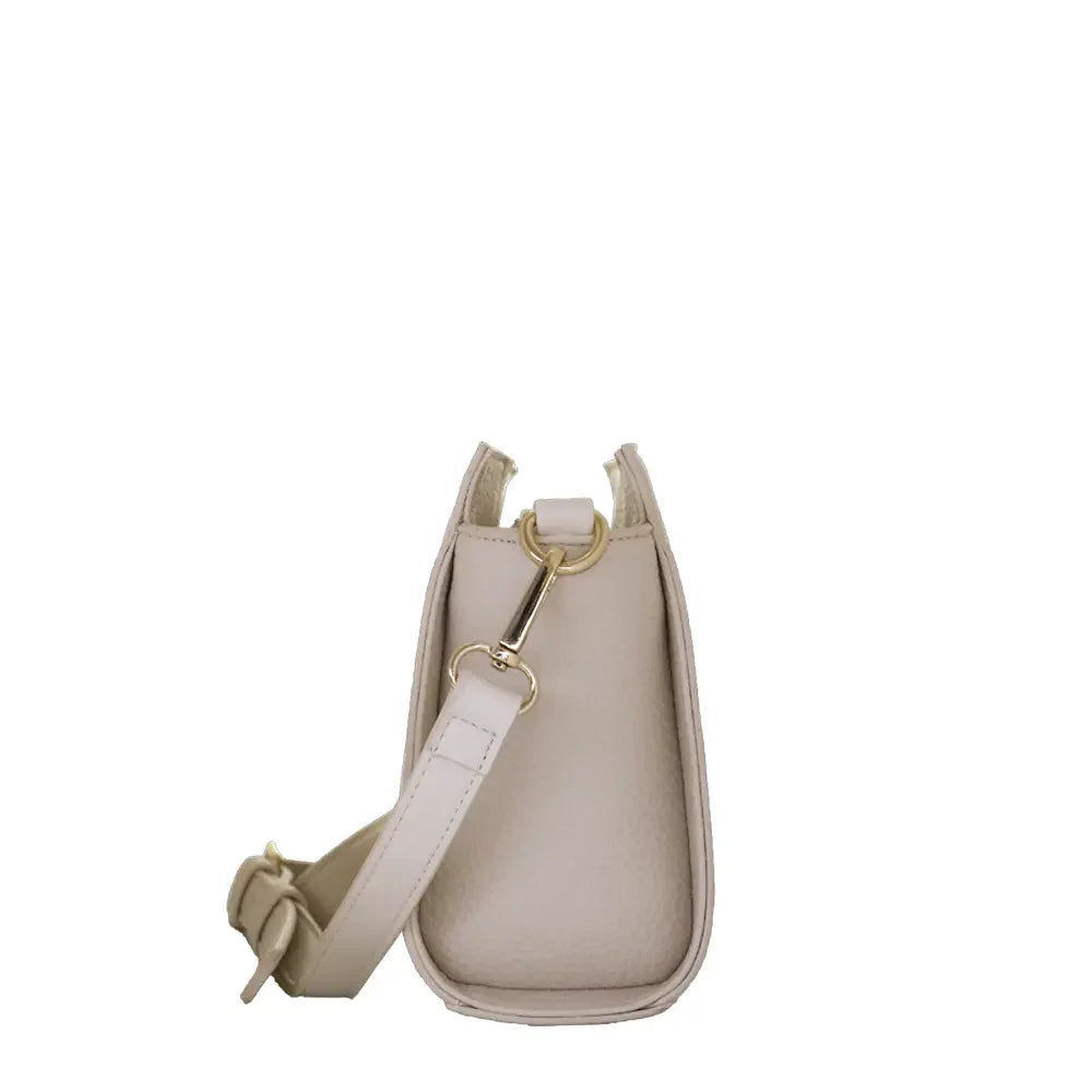 Camomilla Milano | Borsa Tracolla S Sugar Free Off White | Tracollina in Ecopelle Martellata