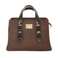 Camomilla Milano | Borsa a Mano M Bree Marrone | Ecopelle Martellata ed Effetto Croco