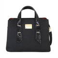 Camomilla Milano | Borsa a Mano M Bree Nero | Ecopelle Martellata ed Effetto Croco