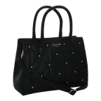 Camomilla Milano | Borsa a Mano M Sweet Studs Nero | Ecopelle Trapuntata