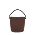 Camomilla Milano | Borsa a Mano S Daily Soft Marrone Scuro | Mini Secchiello Scamosciato