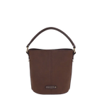 Camomilla Milano | Borsa a Mano S Daily Soft Marrone Scuro | Mini Secchiello Scamosciato