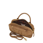 Camomilla Milano | Borsa a Mano S Glossy & Amber Tortora | Camoscio Sintetico