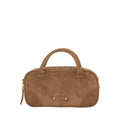 Camomilla Milano | Borsa a Mano S Glossy & Amber Tortora | Camoscio Sintetico